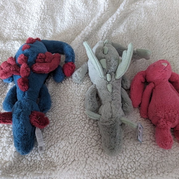 Jellycat Dexter and sage dragon - Picture 4 of 4